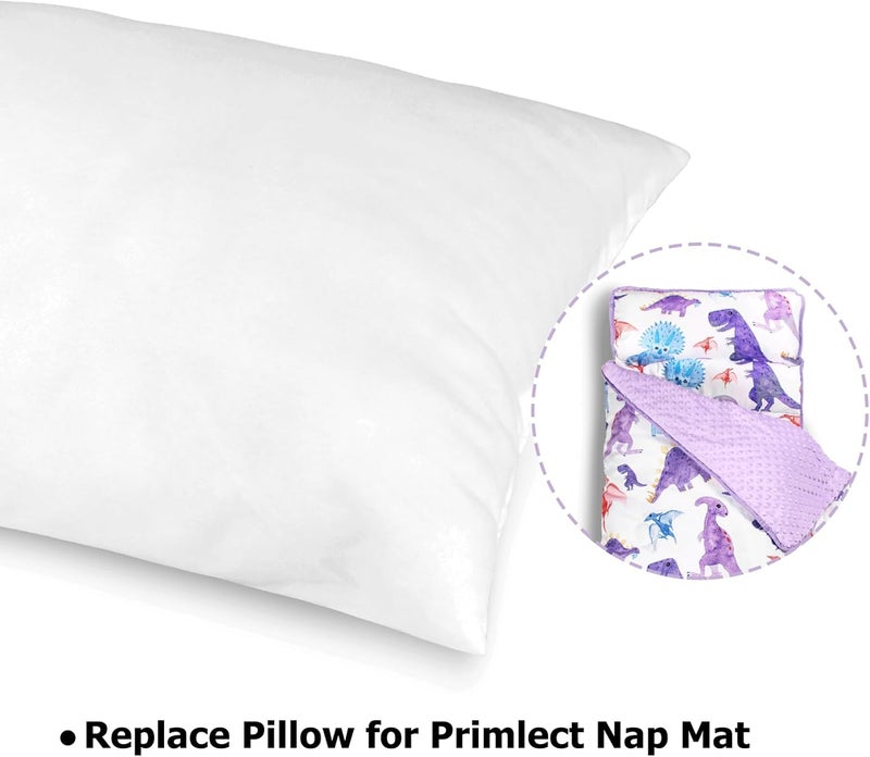 PRIMLECT Nap Mat Pillow Insert Replacement, Soft and Fluffy, Fits Toddler Sleeping Bags, 21 x 10 Inches, for Boys and Girls in Daycare, Preschool, Kindergarten - Image 5